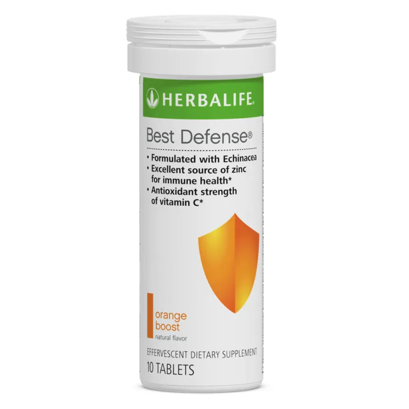 Herbalife Best Defense: Orange Boost 10 Tablets per Tube