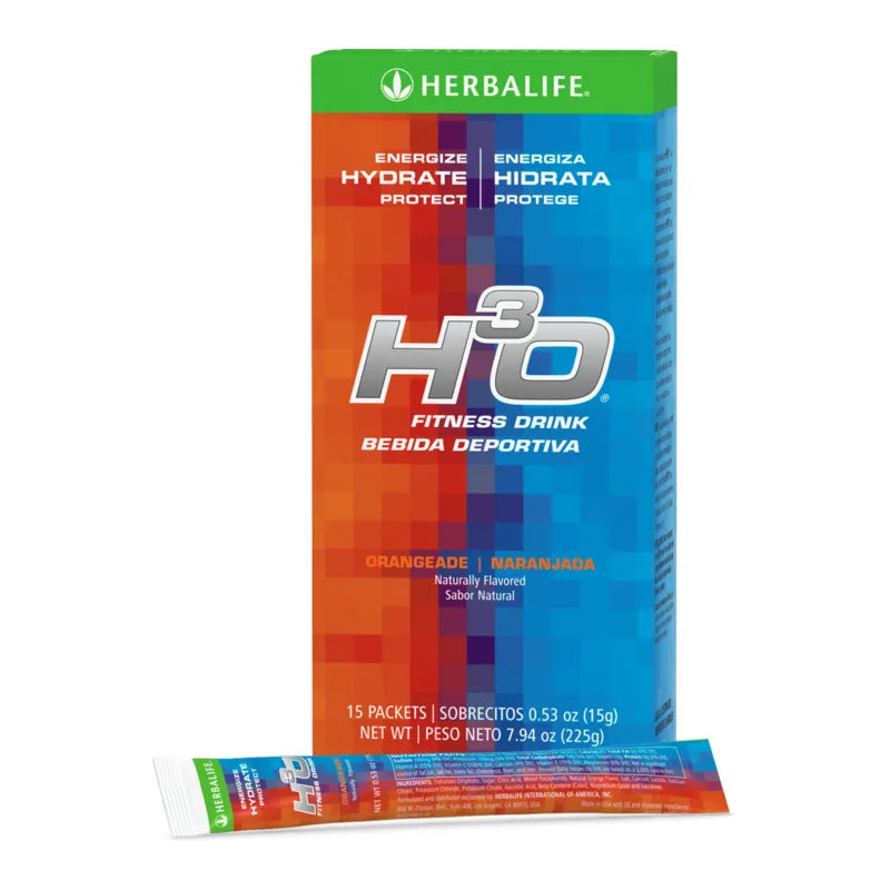Herbalife H³O Fitness Drink: Orangeade 15 Packets